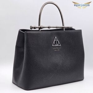 Loungefly Harry Potter Elder Wand Deathly Hallows Black Handbag - Exclusive New